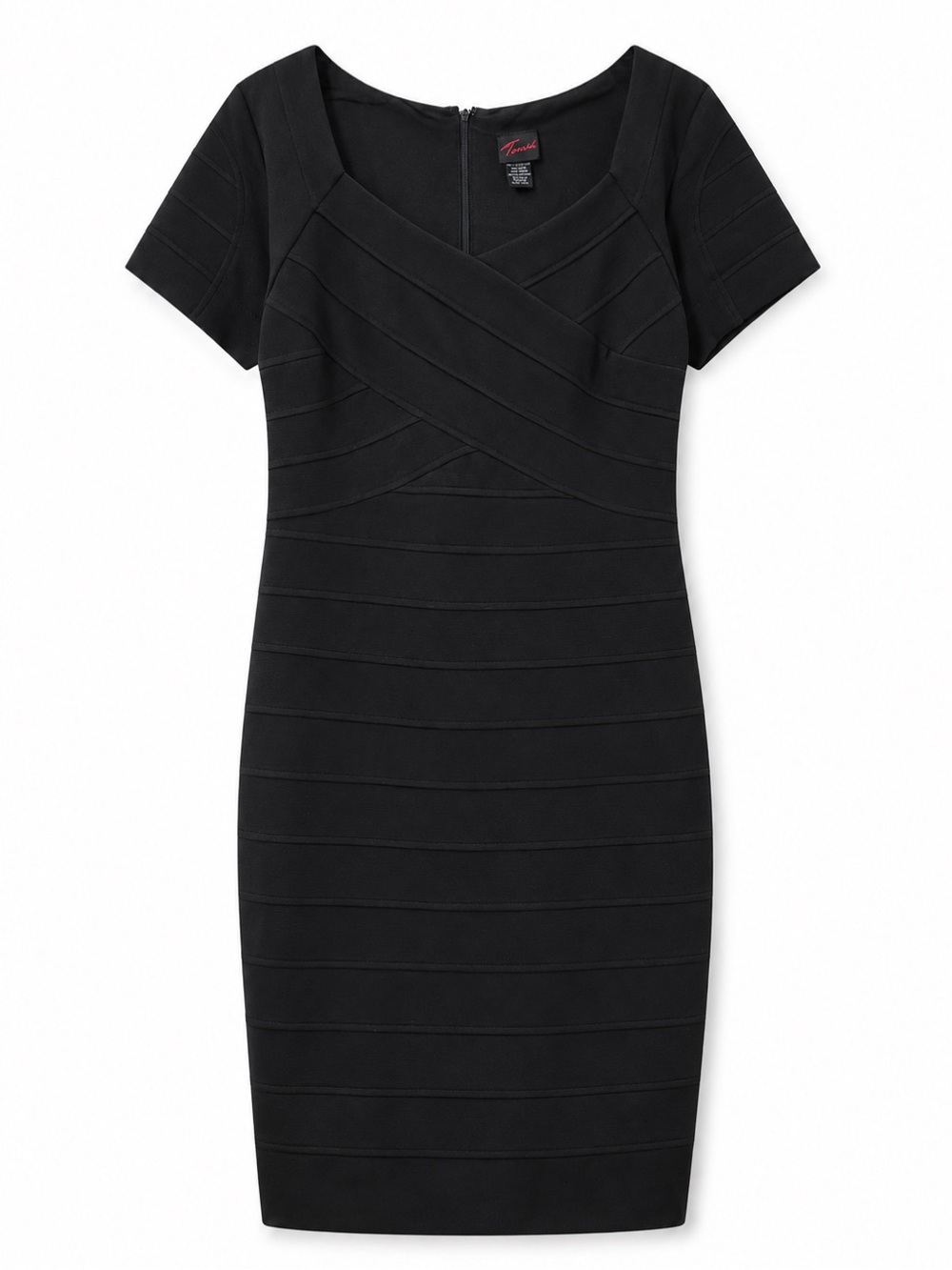 Torrid Black Short-Sleeve Sheath Dress